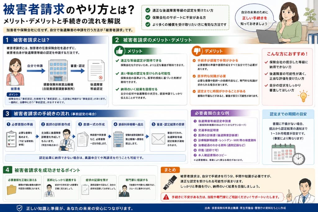 自賠責の被害者請求とは？やり方・必要書類・メリット・デメリットをわかりやすく解説