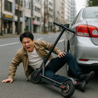 電動スクーターで車にぶつかった場合の法的責任と対応策