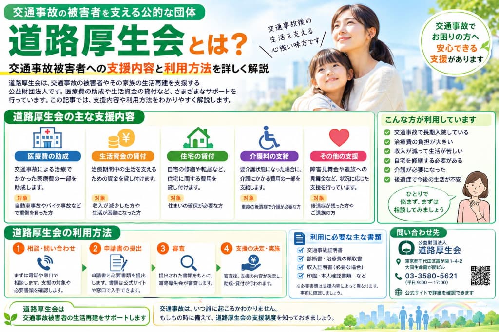 道路厚生会の交通遺児支援とは？対象者・修学資金・申請方法を解説